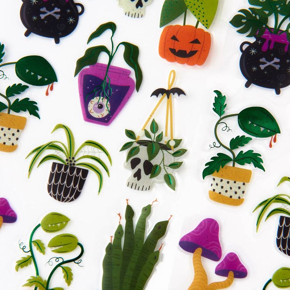 Spooky Plant Stickers