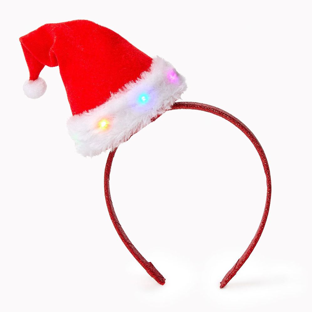Light Up Santa Hat Headband