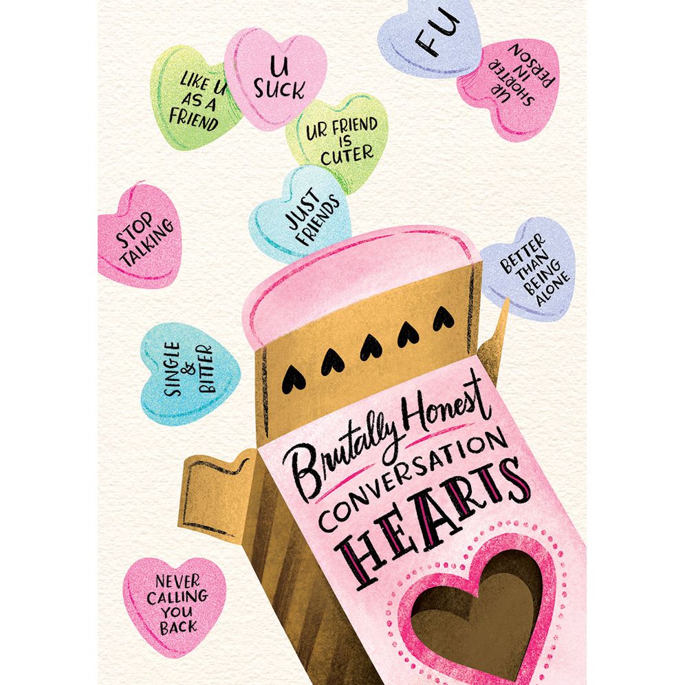 Bruttaly Honest Candy Valentine's Day Card
