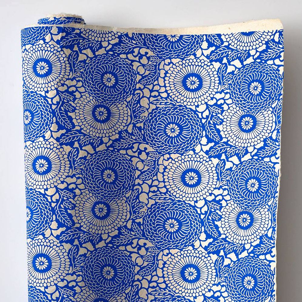 Japanese Abstract Floral Handmade Paper