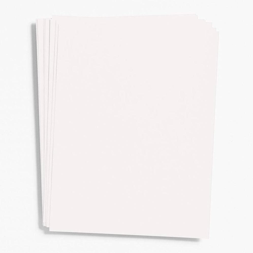 Eco White Card Stock 8.5" x 11"
