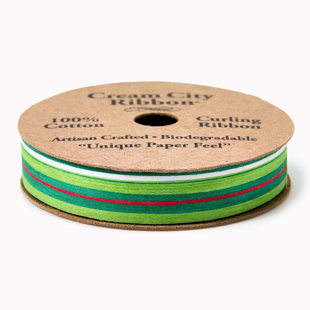 Holiday Stripe Curling Ribbon