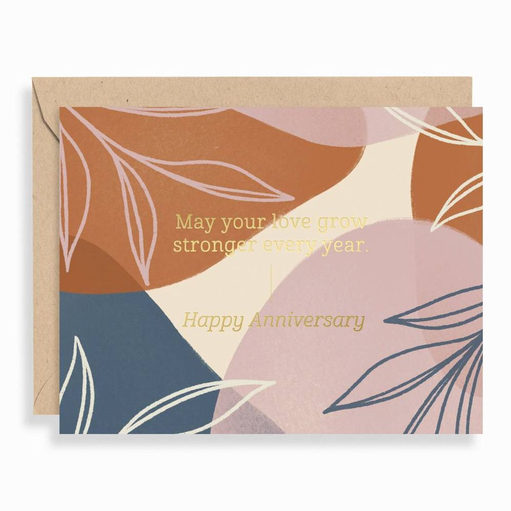 Love Grow Stronger Anniversary Card