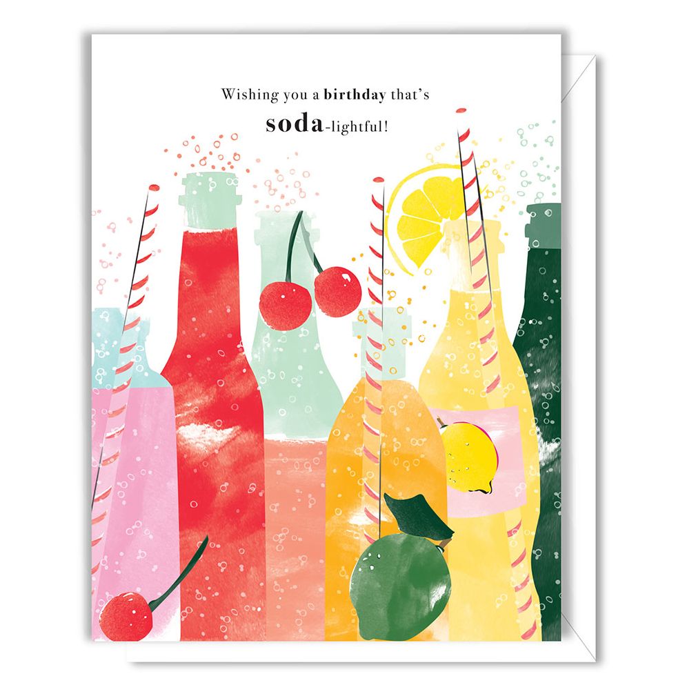 Soda-lightful Birthday Card