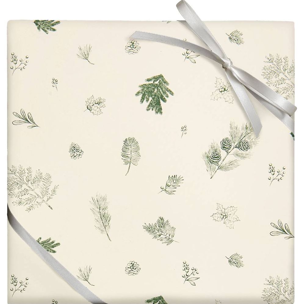 Delicate Greenery Continuous Roll Wrap