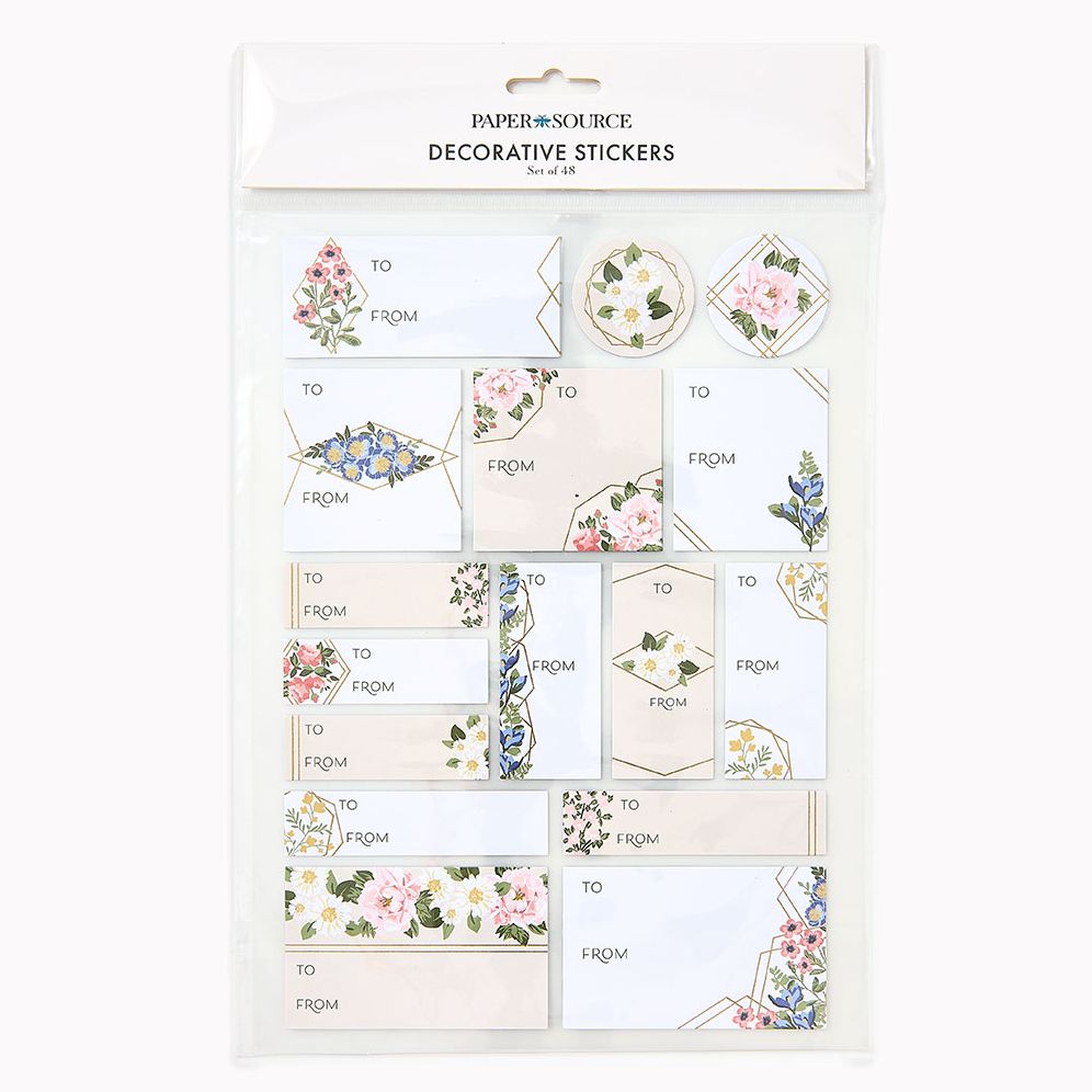 Parisian Floral Gift Labels