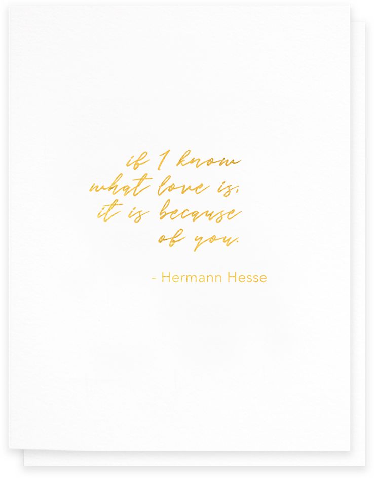 Know What Love Is Love Card