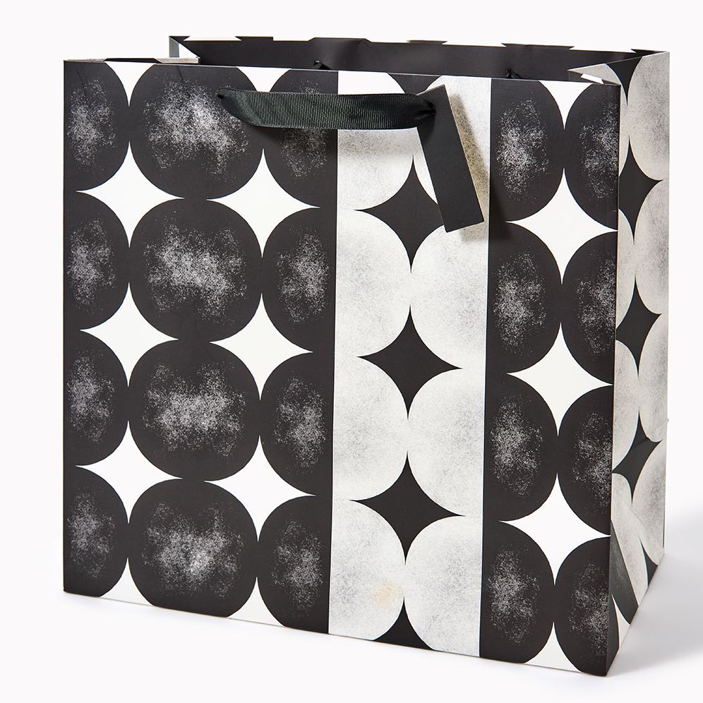 Large Black and White Gift Bag