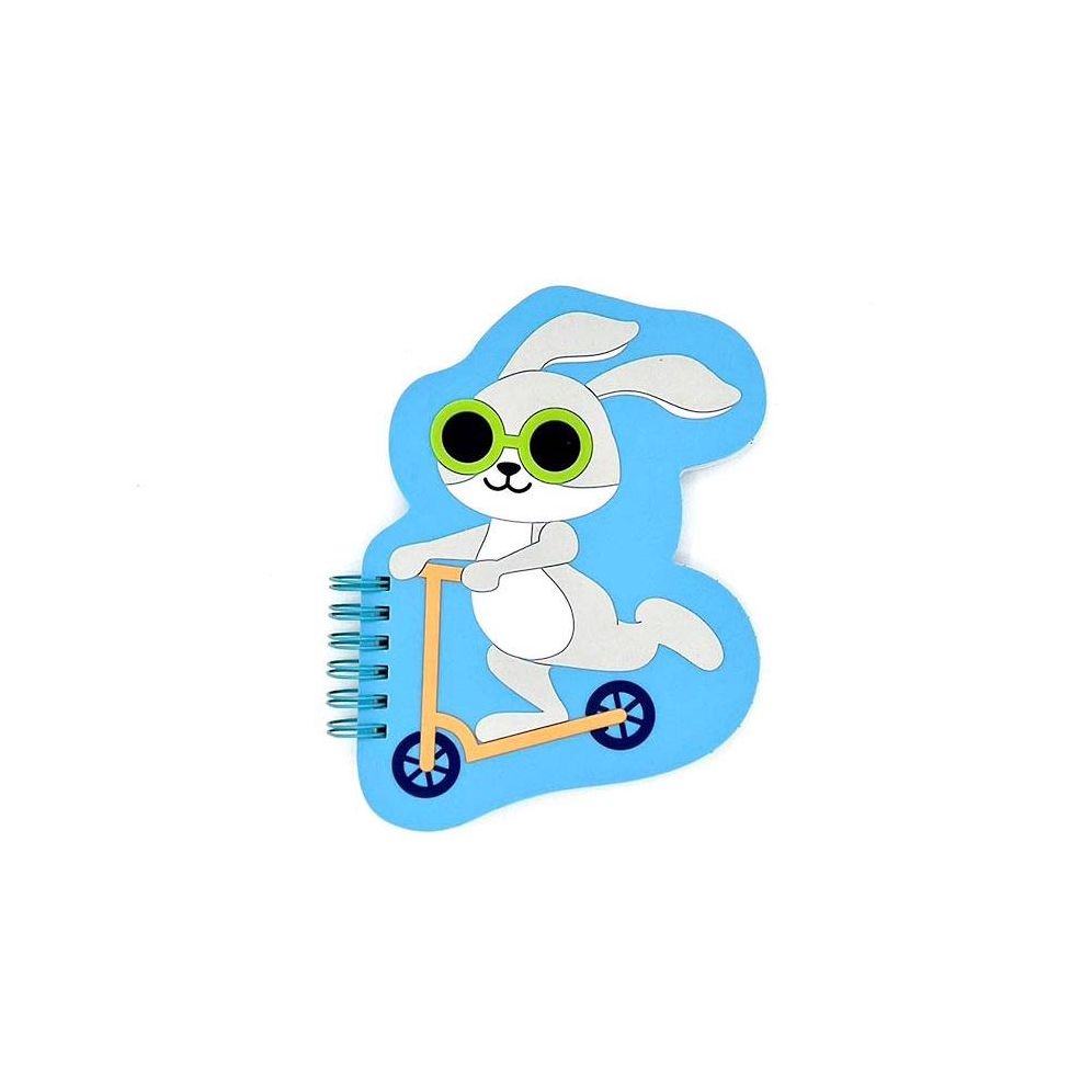 Soft PVC Bunny Scooter Journal