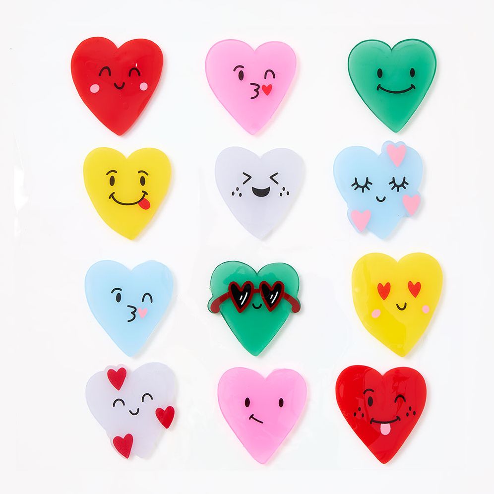 Valentine Heart Gel Clings