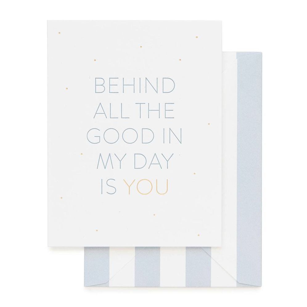 Behind All The Good Card