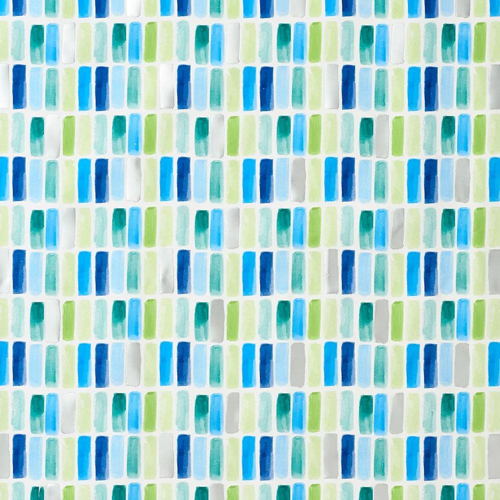 Blue & Green Tile Stone Wrapping Paper