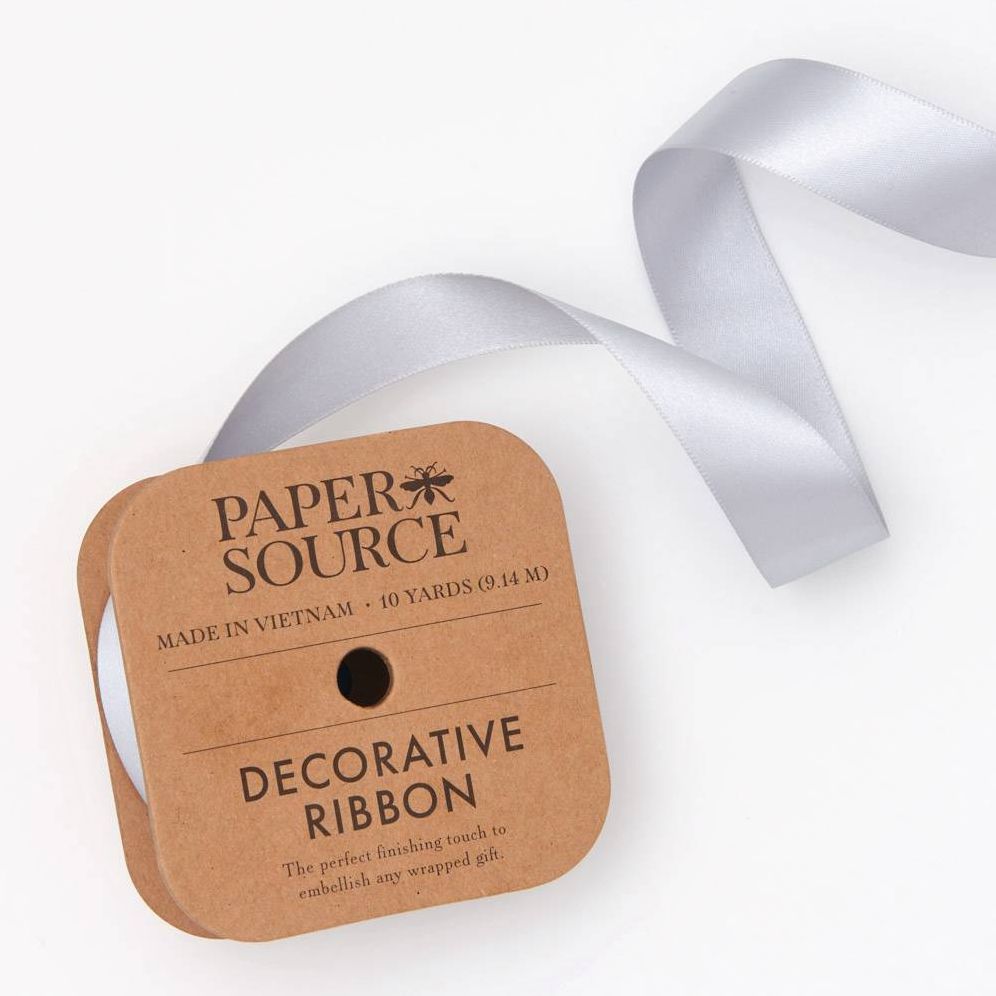 Satin Silver 1" 10YD