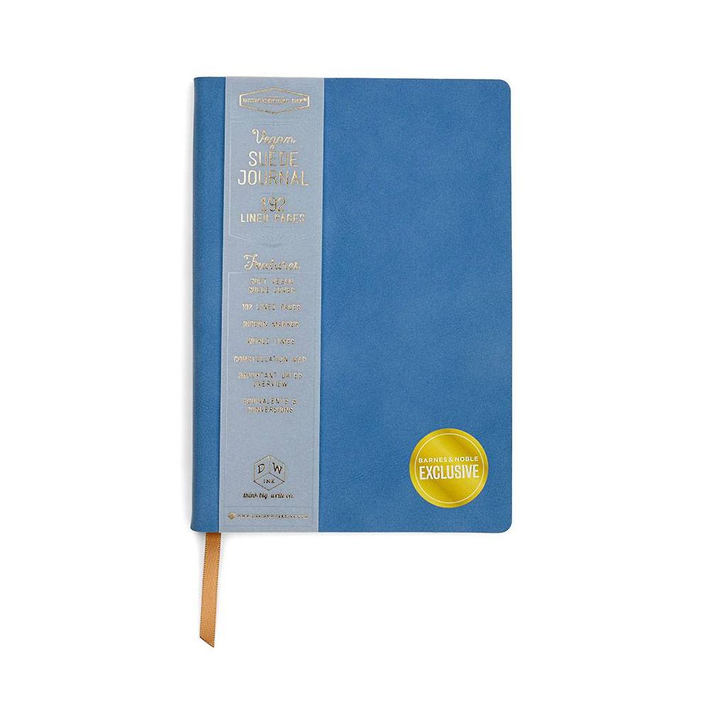 Cornflower Blue Vegan Suede Journal
