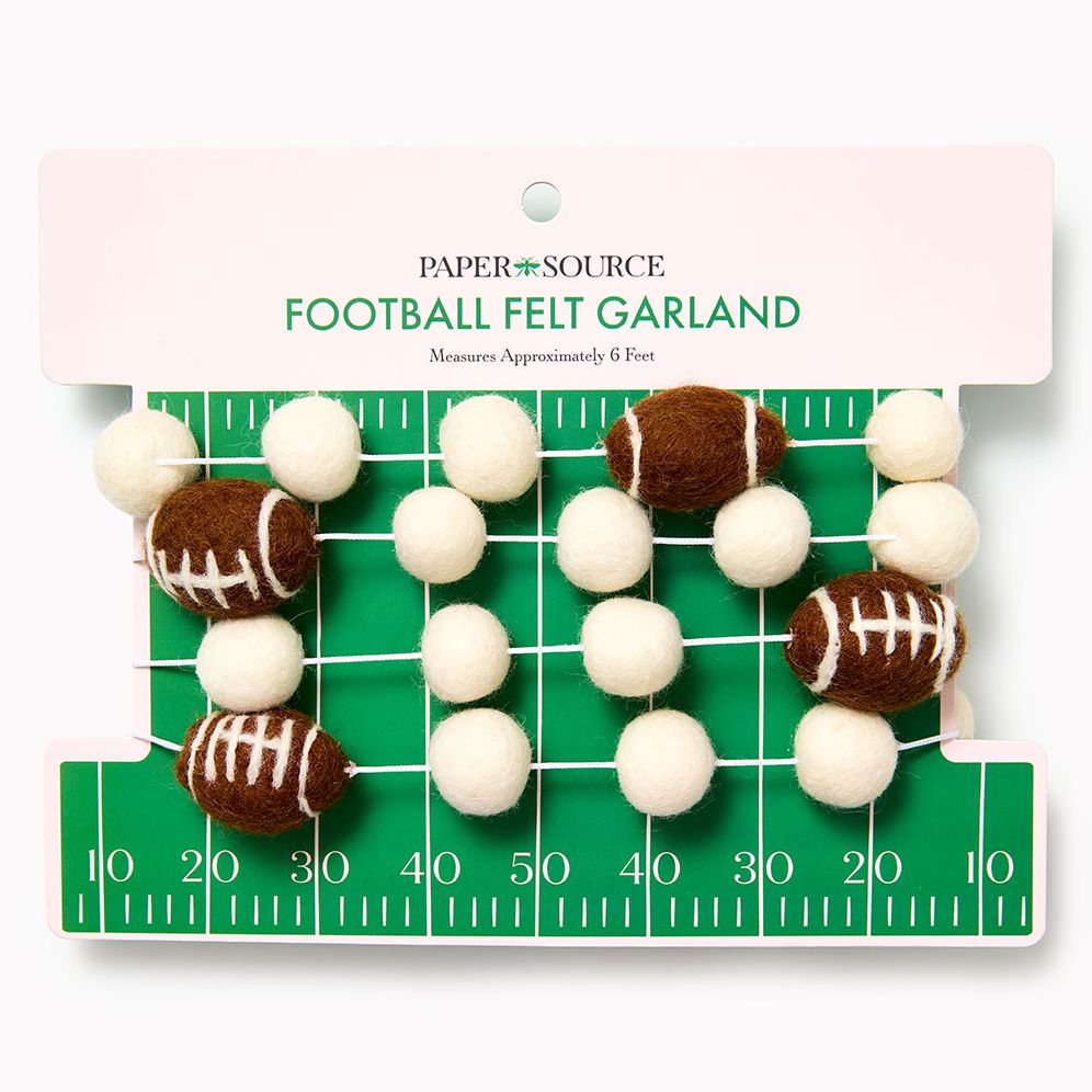 Football Felt Garland