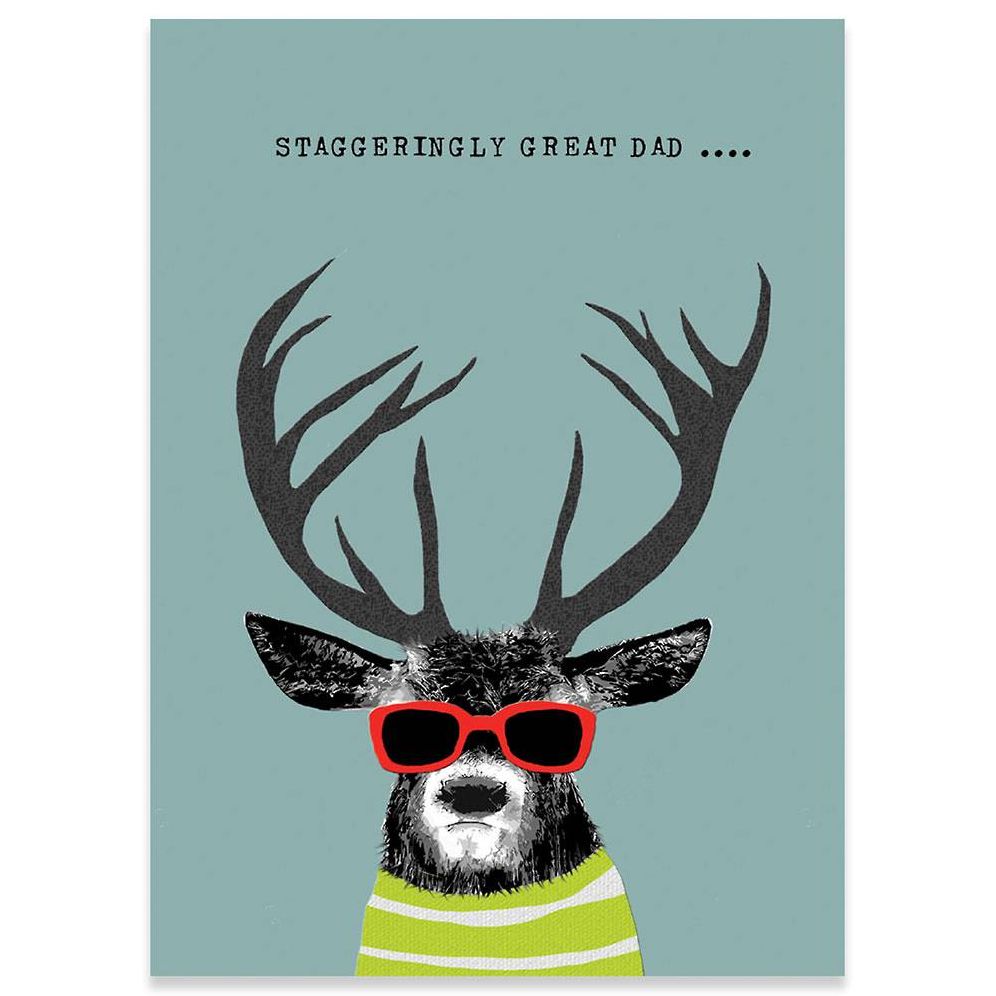 Stag Dad Father's Day Card