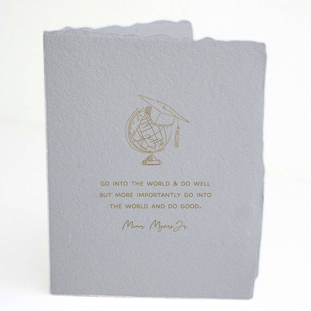 Do Good Quote Graduation Card