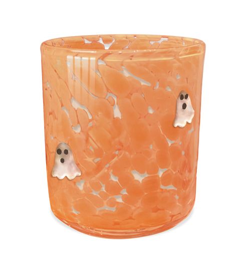 Confetti Glass Ghost Candle