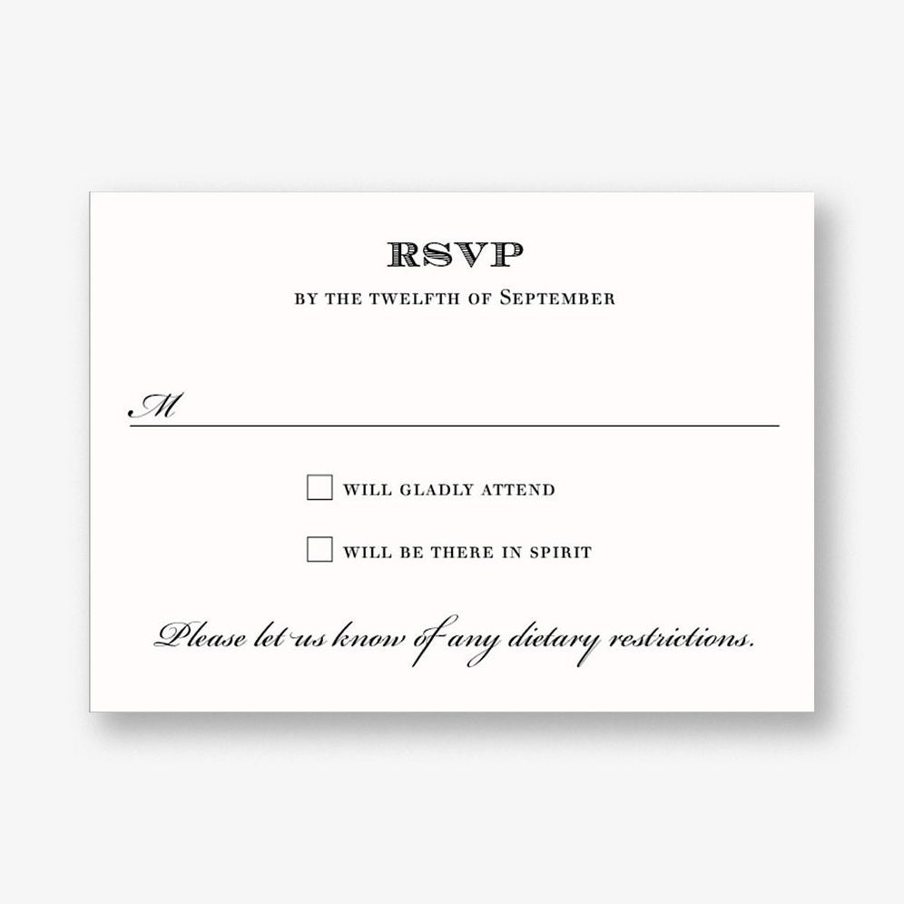 Foil Leaves Response Card