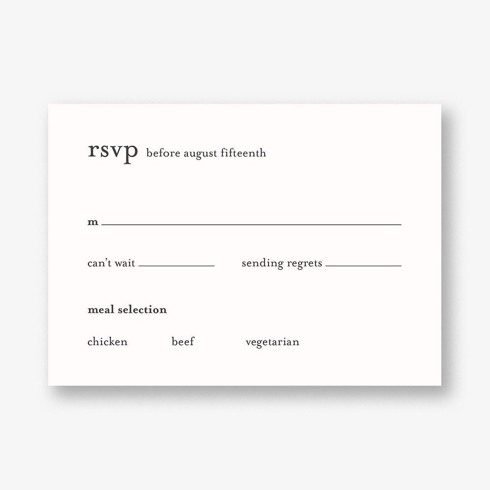 Sprig Response Card