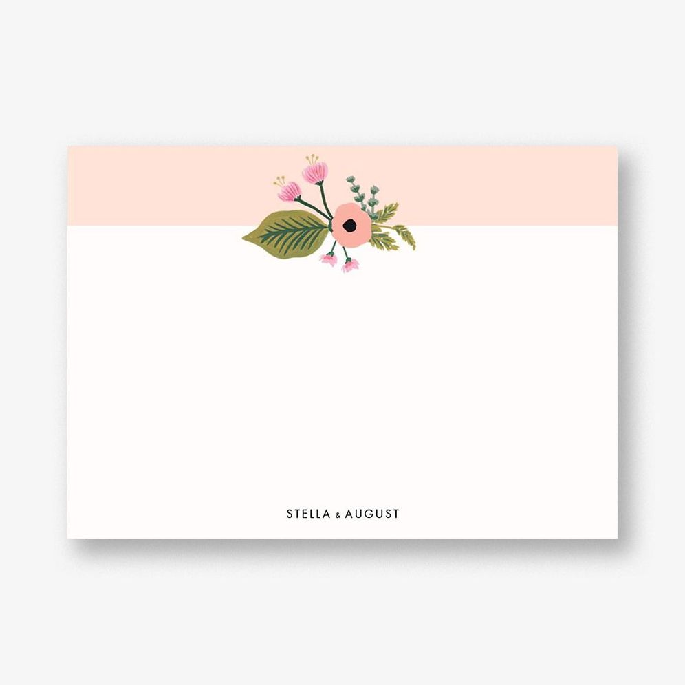 September Herbarium Stationery