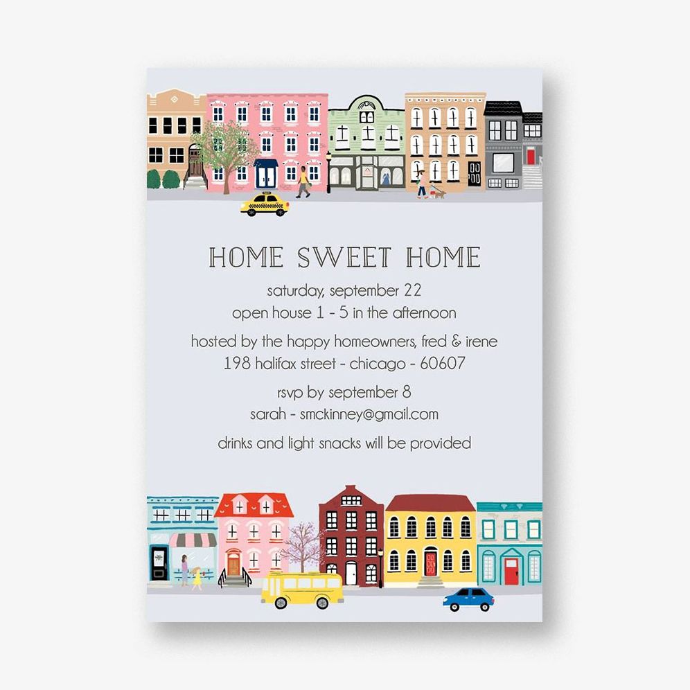 City Scene Party Invitation