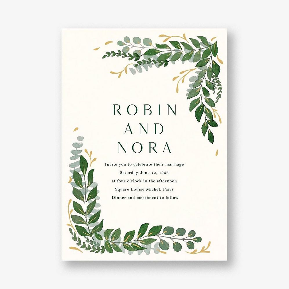 Grandissant Wedding Invitation