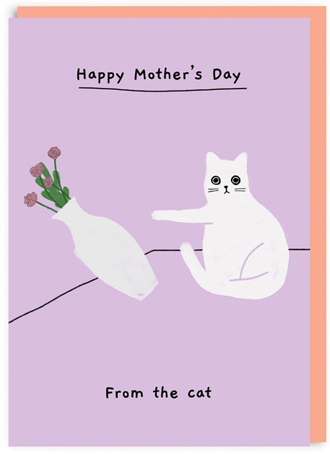 Mother's Day Greeting Card From the Cat