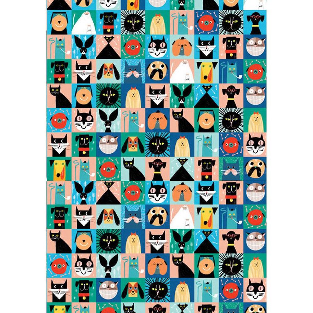 Cats & Dogs Icon Flat Wrap