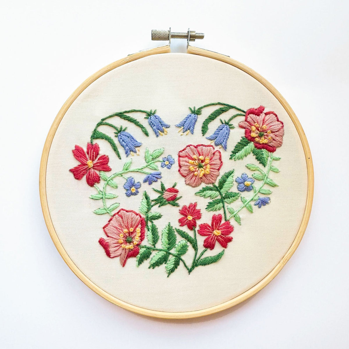 MakeBox & Co. Wild at Heart Embroidery Kit 6 inch