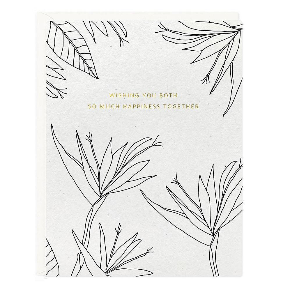 So Much Happiness Wedding Card