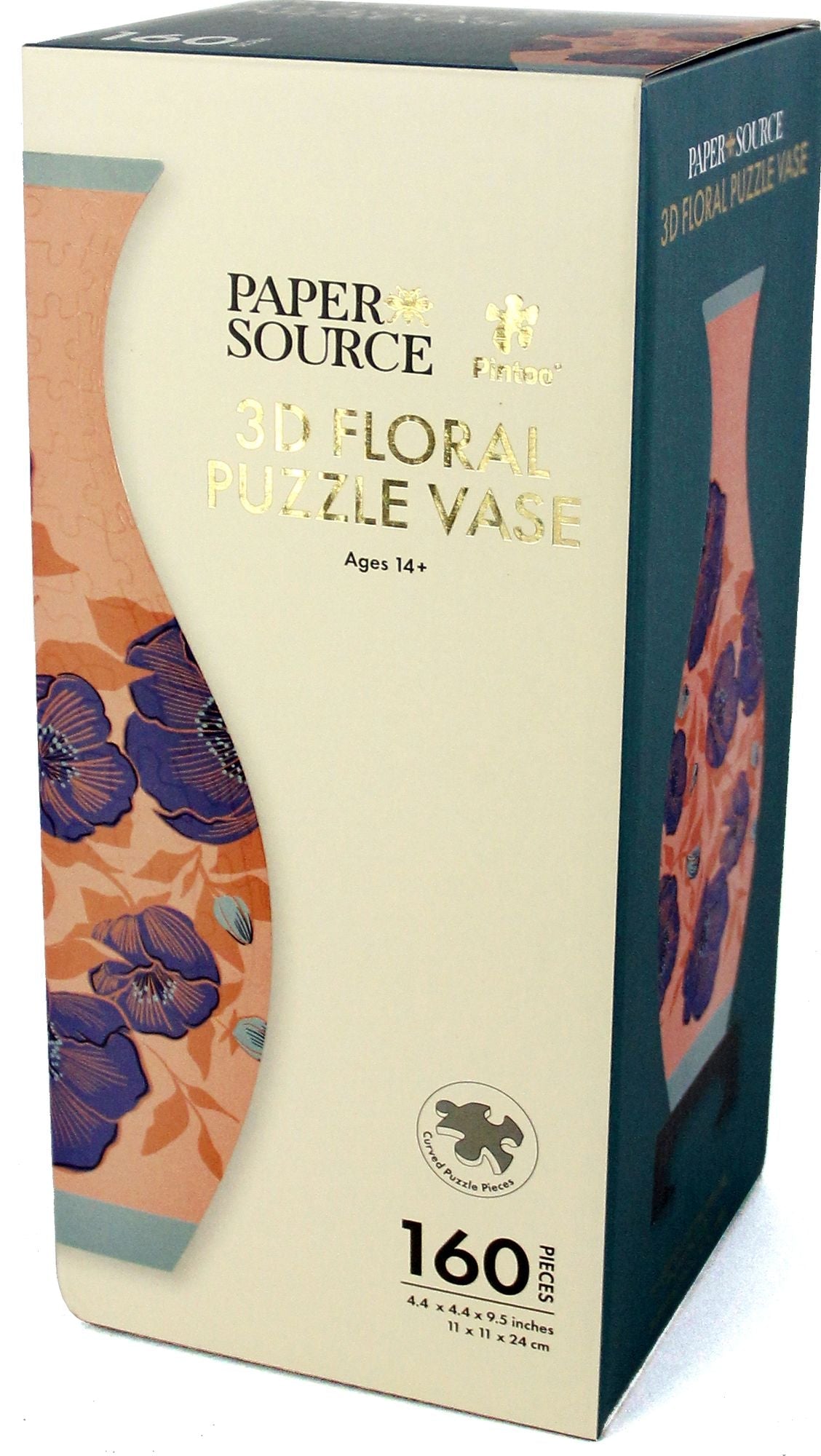 3D Floral Puzzle Vase