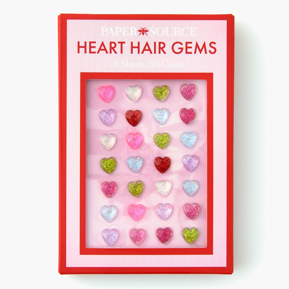 Heart Hair Gems