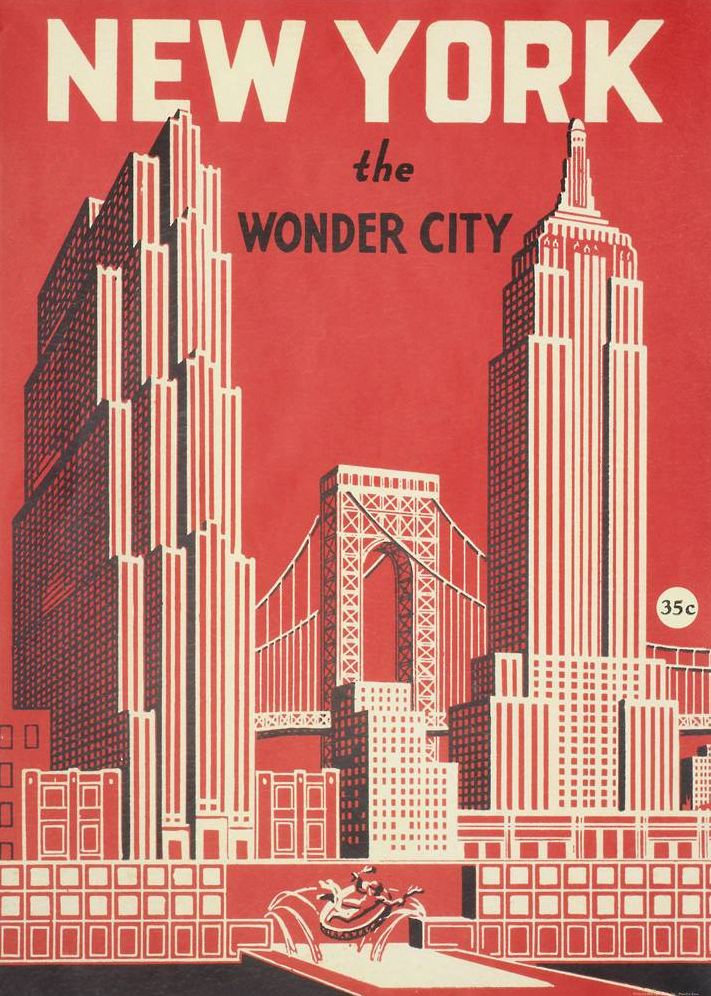 New York Wonder City Flat Wrap