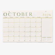 2026-2027 Paper Source Foil 17 Month Blotter Calendar