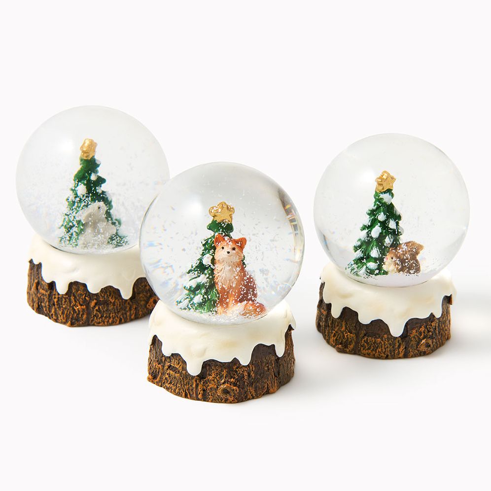 Winter Critters Mini Snowglobes, 3 Assorted Styles