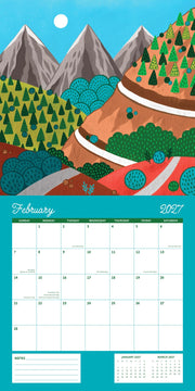 2027 Wall Calendar - Enchanted Wildscapes - Pear Tree Press