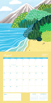 2027 Wall Calendar - Enchanted Wildscapes - Pear Tree Press