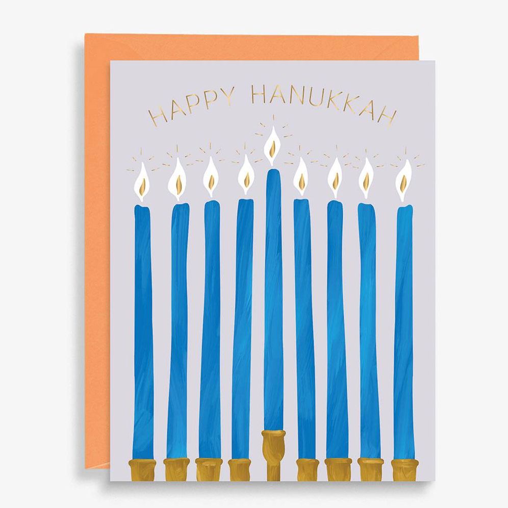 Hanukkah Candles Greeting Card