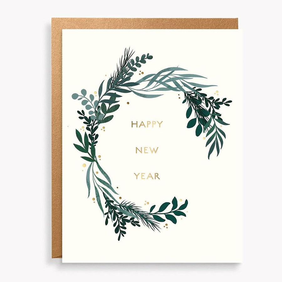 New Years Botanical Stationery Set