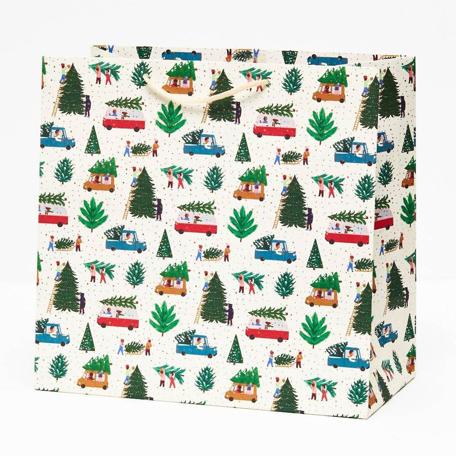 Christmas Tree Lot Large Gift Bag