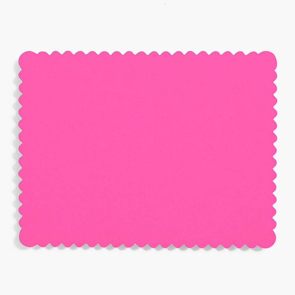 Fuchsia A2 Scallop Note Cards