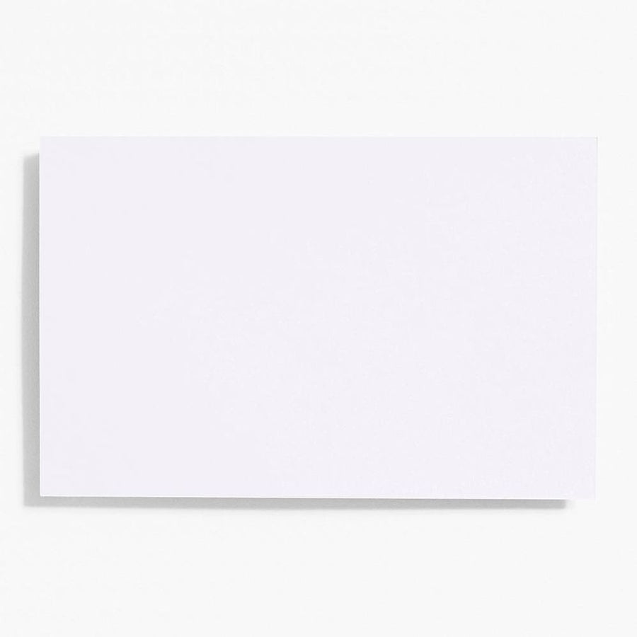 Pure White A9 Note Cards