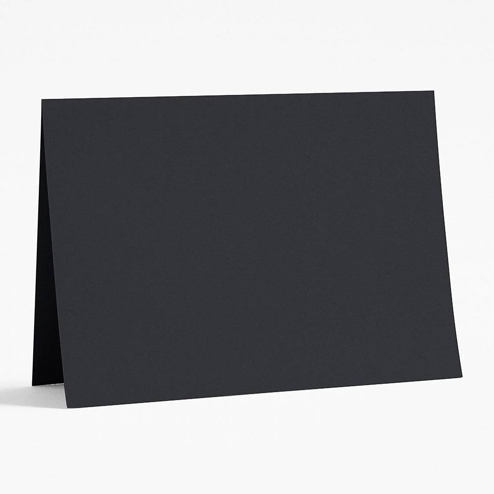 Black A7 Folded Cards