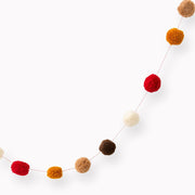 Fluffy Pom Ball Garland