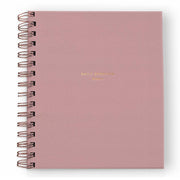 Dusty Rose Daily Overview Planner