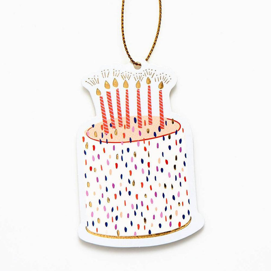 Die Cut Cake Hang Tags