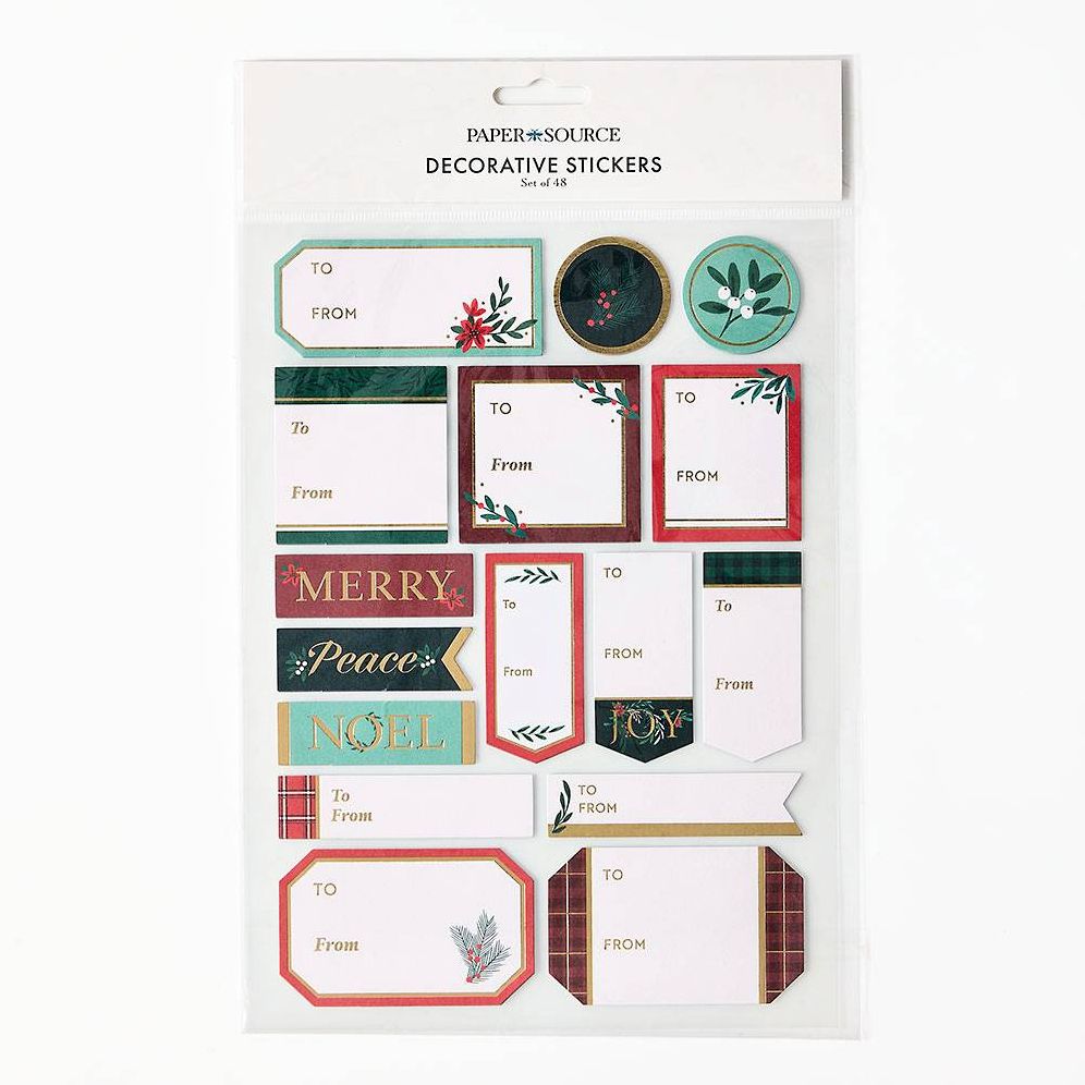 Traditional Botanicals Gift Labels 48 pc
