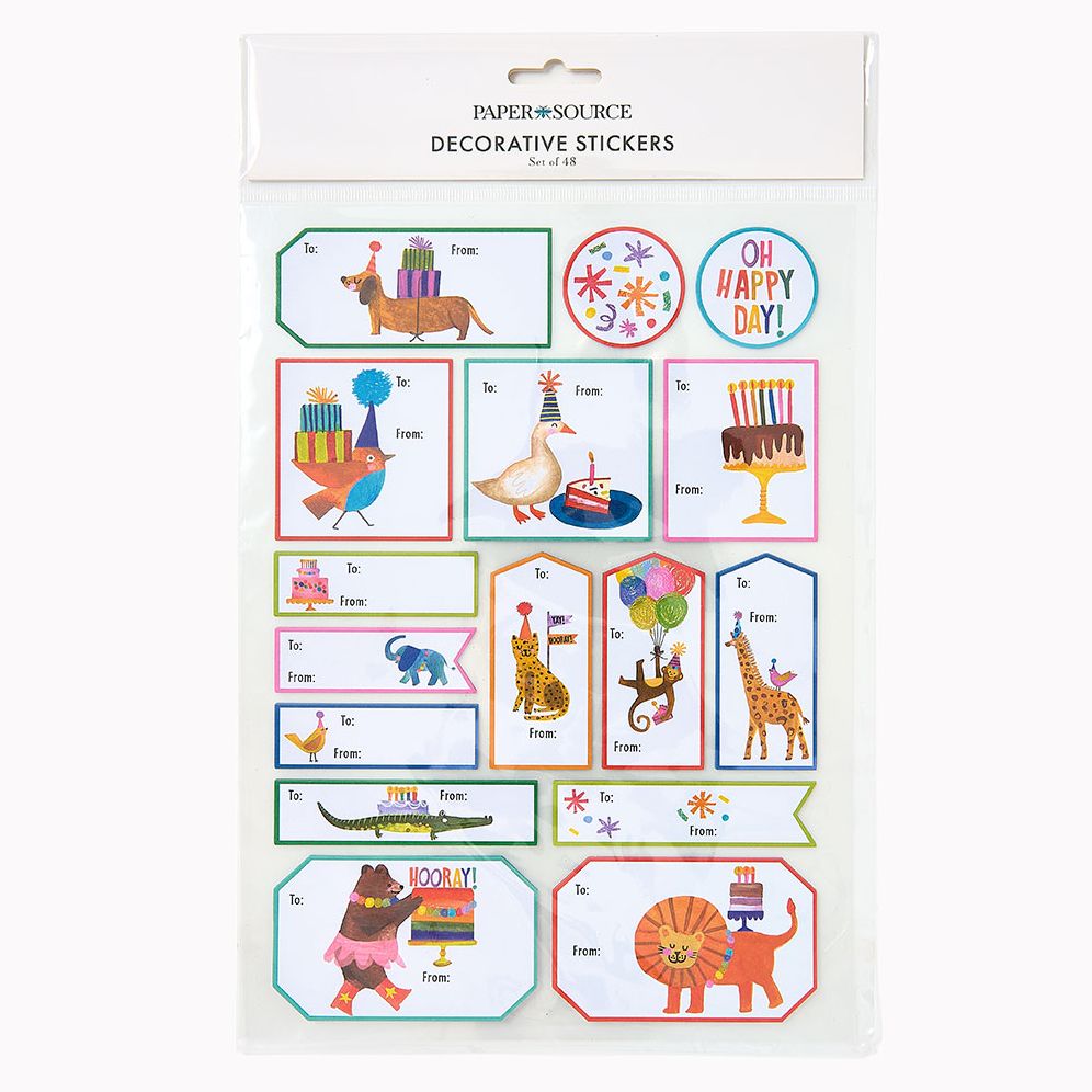 Takes The Cake Animal Gift Labels