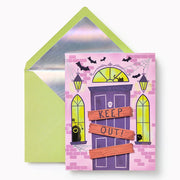 Monster House Halloween Card